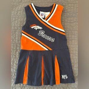Broncos NFL Cheer Dress Girls Toddler Jersey Football Denver